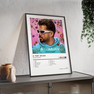 Arjan Dhillon - A for ARJAN Digital Album Cover Poster | High