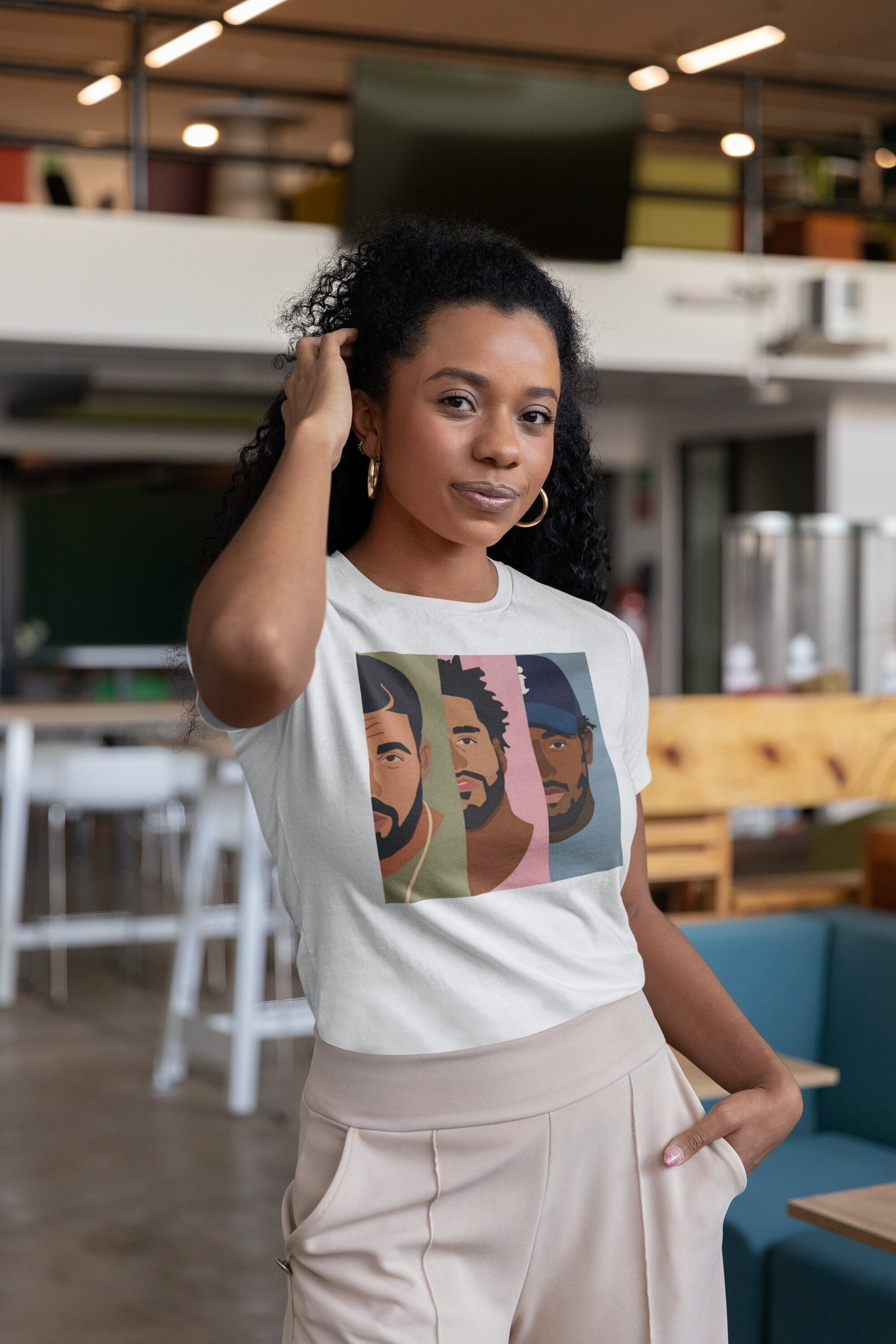Big Three Hip-hop Tribute Tee - Drake, J. Cole, Kendrick Lamar