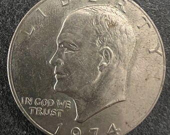 Münze USA One Dollar Liberty 1974 nicht geprägt