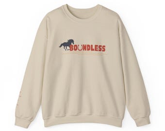 Boundless Horse sweatshirt | Crewneck Sweatshirt