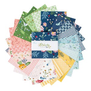 Melody 5"stacker (5-15140-42) by Beverly McCullough for Riley Blake Designs, 42 pcs.  JennysQuiltsShop