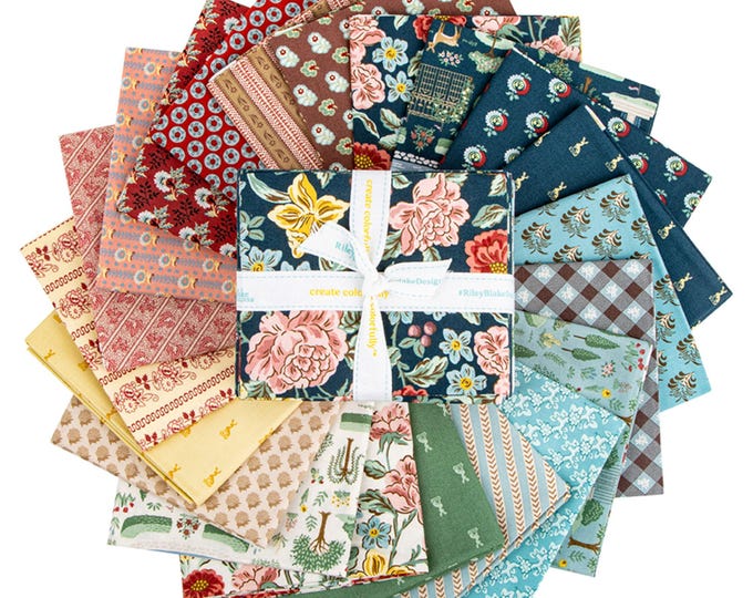 Emma Fat Quarter Bundle From Riley Blake Designs (FQ-16530-21), 21 Pcs ...