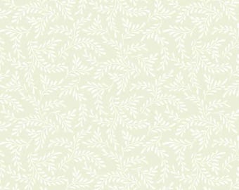 Essen Cookie Dough Sprigs Cream on Cream (1817-39095-111) by Wilmington Prints.  Sold in 1/2 yard quantities. JennysQuiltsShop