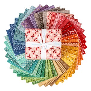 Fat Quarter Bee Bundle Limited Edition Colors(FQ-15570-42)designed by Lori Holt of Bee in My Bonnet for Riley Blake Designs JennysQuiltsShop