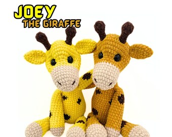 Joey die Giraffe Häkelanleitung, Amigurumi Anleitung, Häkelanleitung, PDF Anleitung, Plüschtier, Große Giraffe