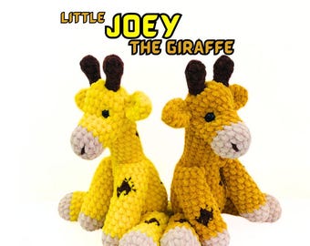 Kleiner Joey die Giraffe Häkelanleitung, Amigurumi Muster, Häkelanleitung Giraffe, PDF Muster, Plüsch Tier, Giraffe Plushie