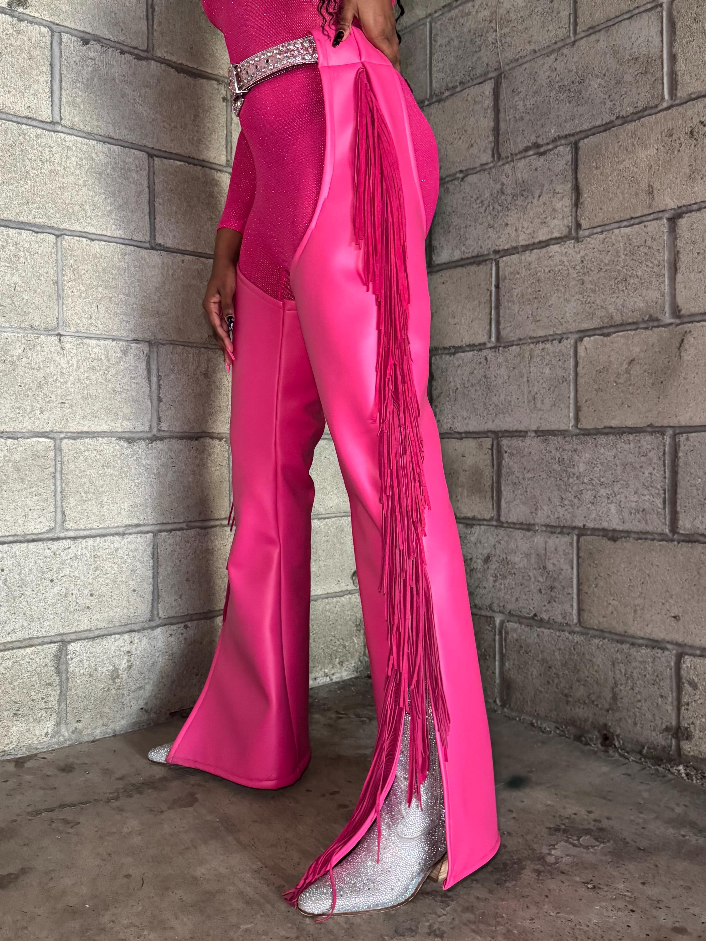 Fuchsia Fury (hot Pink) Chaps - Etsy