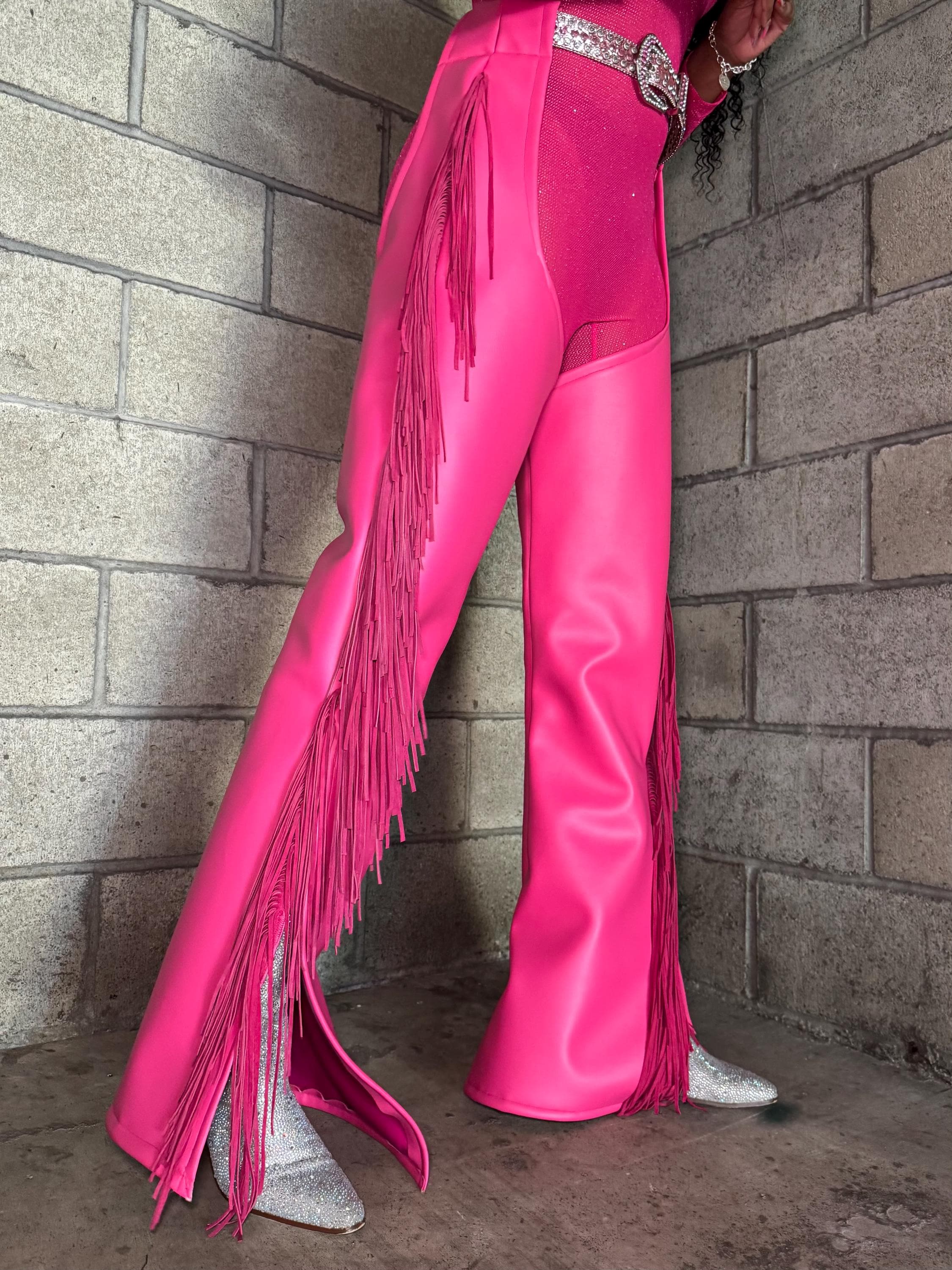 Fuchsia Fury (hot Pink) Chaps - Etsy