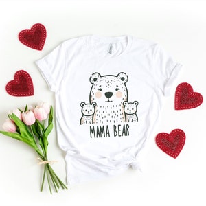 Mama Bear with Cubs Digital Art Print: Adorable Family Illustration | Perfect Mother&#39;s Day Gift | mother&#39;s day