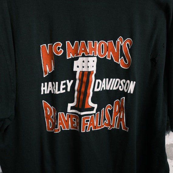 Vintage 3D Emblem Harley Davidson Shirt Street To… - image 5