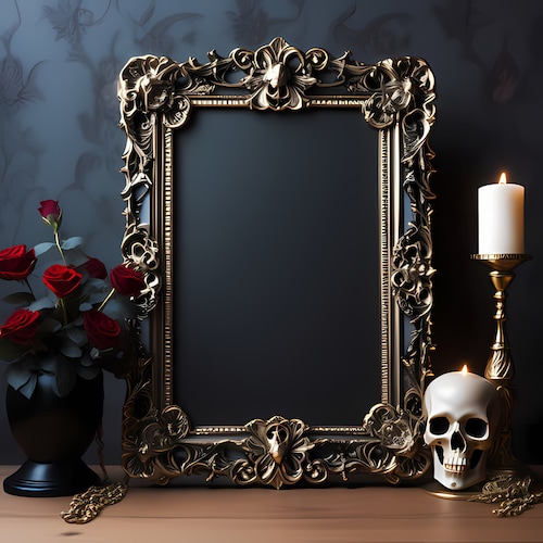 アンティーク スカル ホーン フレーム 英国 アンティーク スカル