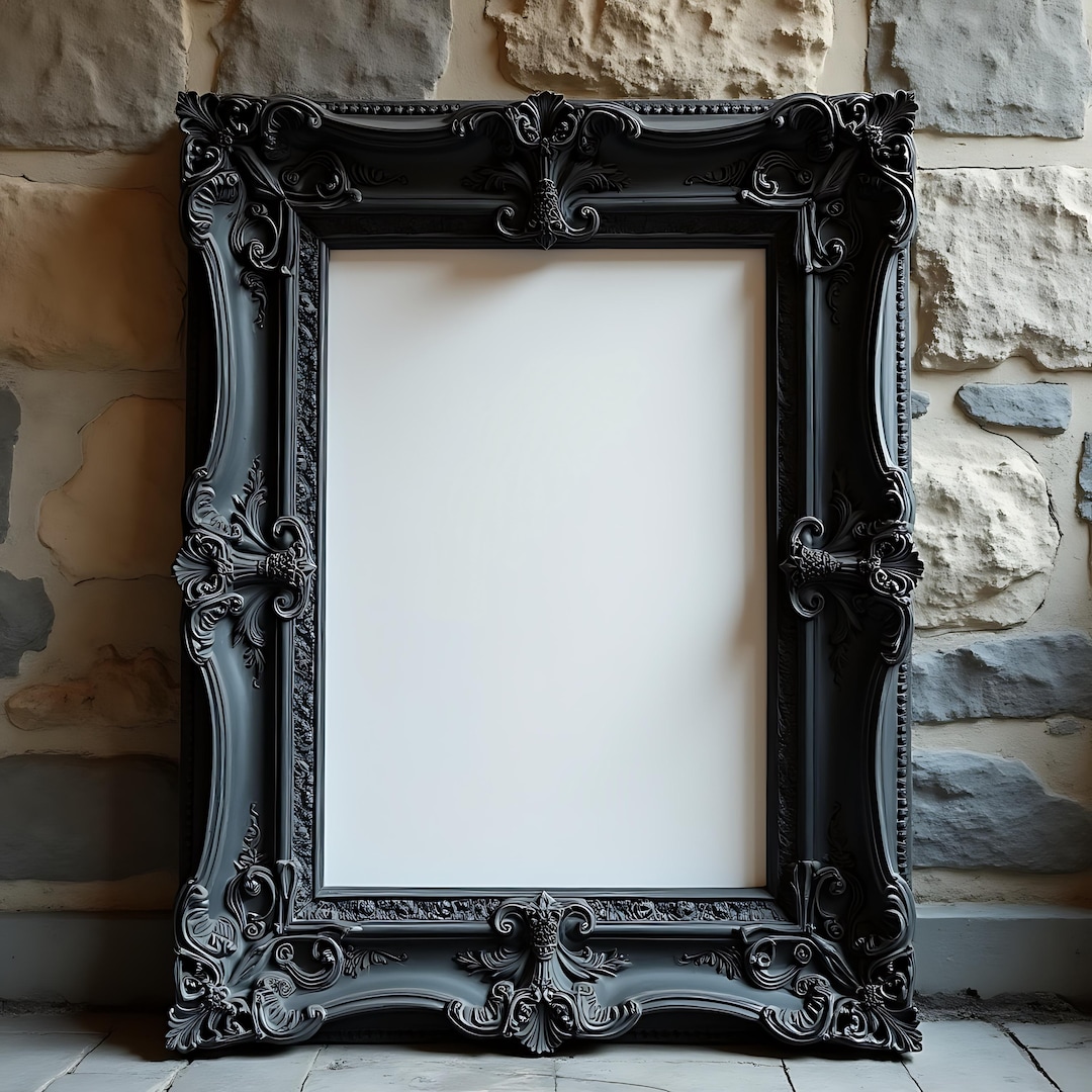 Large Black Gothic Frame Mockups | Single Frame Mockup | Gothic Home ...