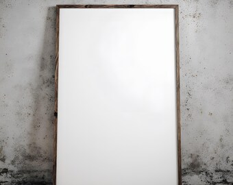 DIN A Poster Mockup | A4 Poster Frame PSD | DIN A Wall Art Template | Digital Poster Display | Poster Mockup | Minimalist Frame Mockup |