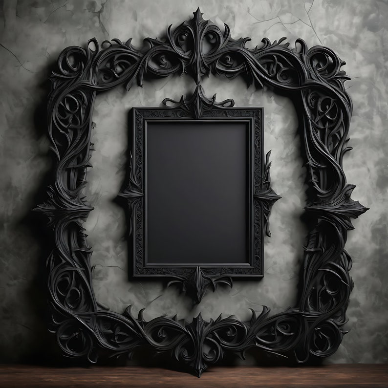 11 Pieces of Gothic Wall Art Mockup | Gothic Home Decor | Gothic Frame ...