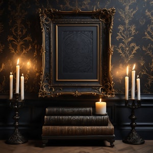 Gothic Wall Art Frame | Gothic Home Decor | Gothic Decor | Goth Frame | Baroque Frame | Gothic Picture Frame | Gothic Frame | Picture Frames