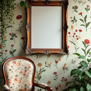 Antique Frame Mockup | Digital Frame | Poster Frame | PSD Mockup |Frame Mockup | Photoshop Template | Frame Mockup PSD | Antique Gold Frame