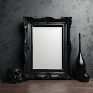 Dark Gothic Frame | Gothic Home Decor | Gothic Decor | Gothic Picture Frame | Gothic Frame | Goth Decor | Gothic Wall Decor | Black Frame |