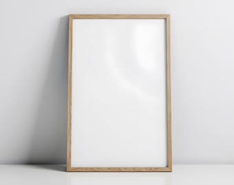 Realistic DIN A Poster Frame Mockup | A4 Wall Art Template | Ultra HD Print Display PSD | Digital Poster Mockup | Poster Mockup Template |