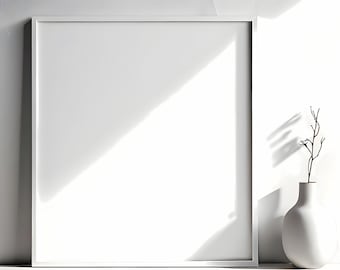 Blank Frame Mockup Bundle |  Wall Art | Digital Wall Art | White Frame Mockup  | Digital Download | Room Decor | Mockup Frames | Art | Frame