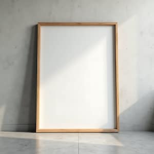 Minimalist Wooden Frame Mockup | Mockup Frame | Interior Mockup | Victorian Mockup | Interior Mockup | Wood Frame | Wall Frame Mockup |