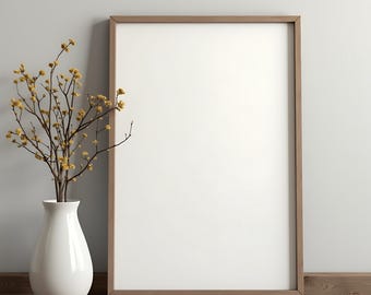 Poster Frame Mockup | Minimalist Mockup | Boho Mockup | Poster Frame Mockup | Frame Mockup | Single  Frame Mockup | Template Mockup | Frame