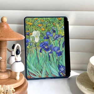 Flower Oil painting Personalization All new kindle paperwhite cover paperwhite 6 6.8 case kindle 10th 11th Gen Oasis 2/3 Built-in stand image 5