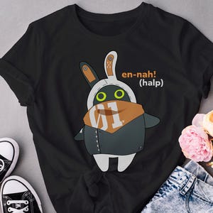 Bangboo 01 Eous Cute Funny Zenless Zone Zero Meme Graphic Tee | ZZZero Mascot Kawaii Streetwear Inspired Aesthetic Unisex Softstyle T-Shirt