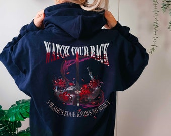 Blade Honkai Star Rail Subtle Anime Graphic | Unisex Cozy Heavy Blend Hooded Sweatshirt Hoodie Sweater