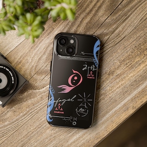 Rafayel Love and Deepspace Subtle Signature Profile Tough Phone Case Subtle Graphic Text Minimalistic Quote LADS Otome Game Personalized