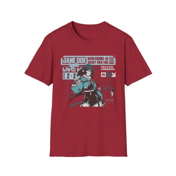 Jane Doe Zenless Zone Zero Stylish Streetwear Graphic Tee | ZZZ