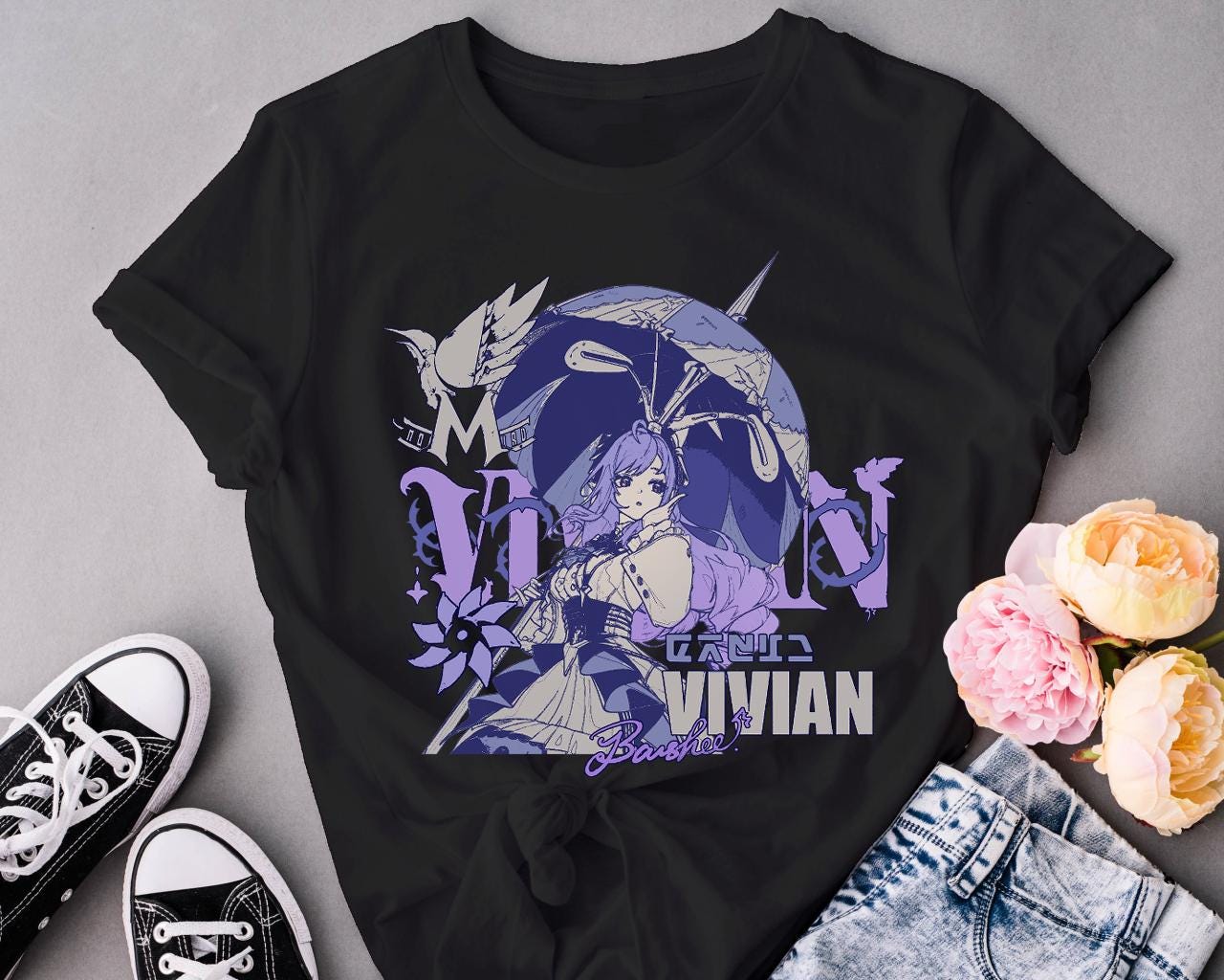 Vivian Banshee Zenless Zone Zero Softstyle T-shirt Subtle Casual