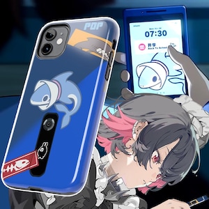 Fanmade Ellen Joe tough phone case Zenless Zone Zero ZZZ Game Retro phone design | Gaming Gamer Aesthetic Trendy Fanmade Design