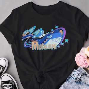 Genshin Impact Mualani and Sharky Surfboard Unisex Softstyle T-Shirt, Subtle Stylish Vibrant Beach Vibes Summer Fashion Art Streetwear Tee