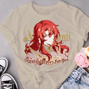 Argenti HSR Retro Manga Softstyle T-Shirt Honkai Star Rail Streetwear Subtle Monochrome Pop Art Vintage Stylish Unisex Graphic Tee Shirt