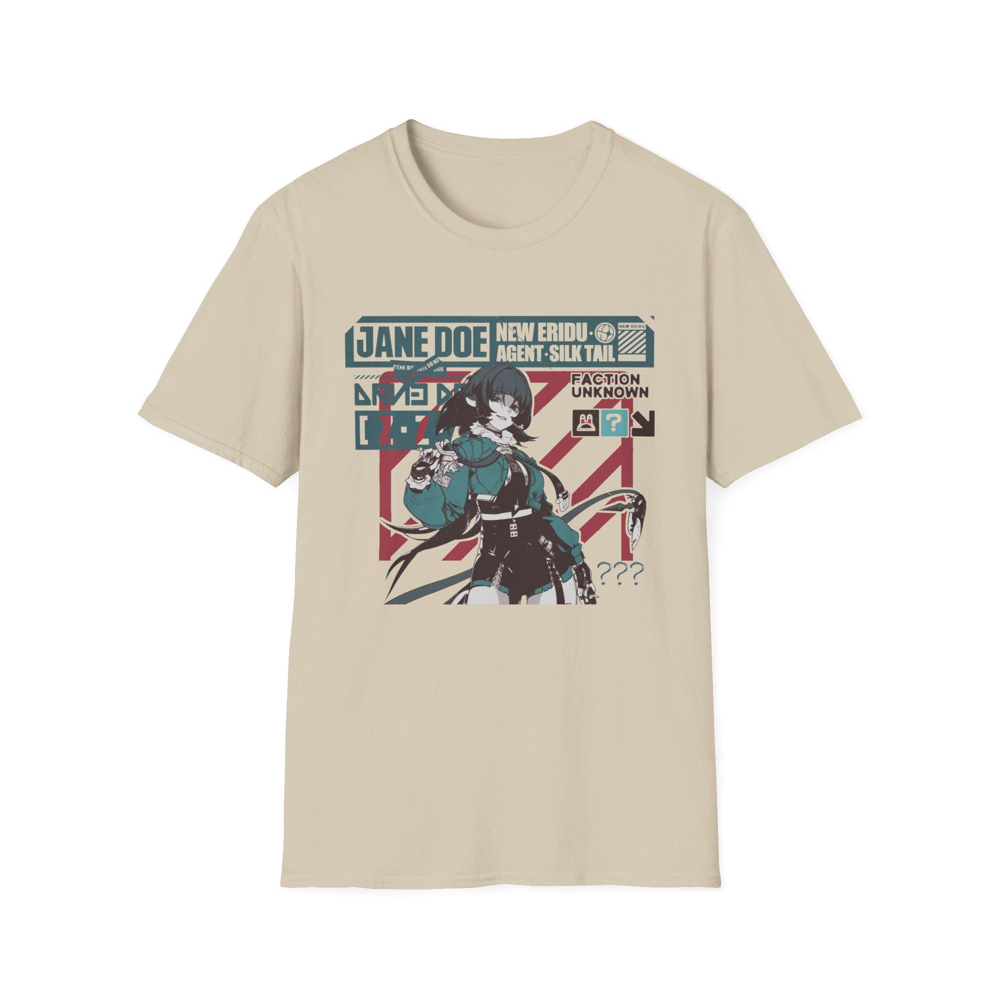 Jane Doe Zenless Zone Zero Stylish Streetwear Graphic Tee | ZZZ
