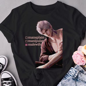 Sylus Love and Deepspace Inspired Funny Meme Malewife Quote Streetwear Graphic Tee | LADS Otome Game Aesthetic Unisex Softstyle T-Shirt