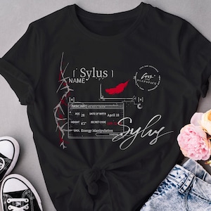 Sylus Love and Deepspace Inspired Subtle Graphic Text Minimalistic Signature Quote Streetwear Tee | LADS Otome Game Unisex Softstyle T-Shirt