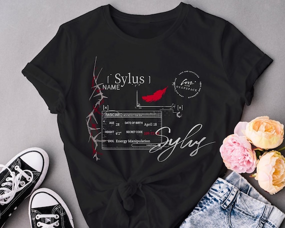 Sylus Love and Deepspace Inspired Subtle Graphic Text Minimalistic Signature Quote Streetwear Tee | LADS Otome Game Unisex Softstyle T-Shirt