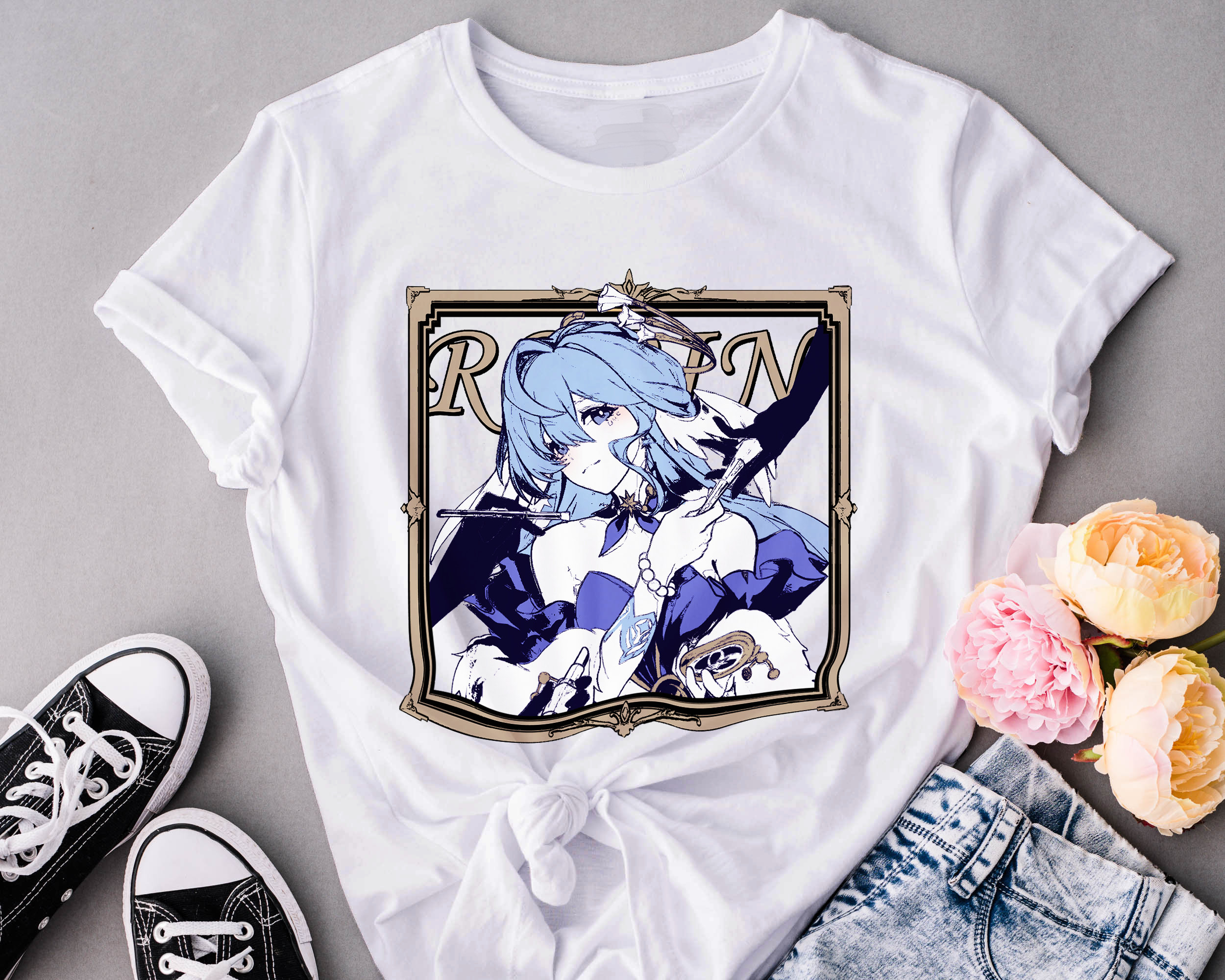 Robin Penacony Honkai Star Rail Subtle Manga Style Anime Graphic | Graphic Tee Shirt Aesthetic Unisex Softstyle T-Shirt