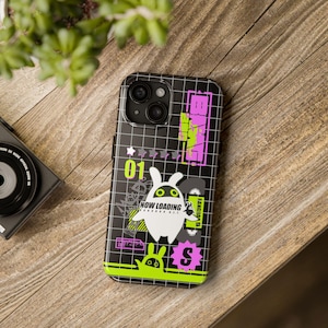 Bangboo Zenless Zone Zero ZZZ Game Retro Cyberpunk tough phone case | Futuristic Kawaii Gaming Gamer Aesthetic Trendy Fanmade Design