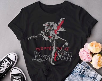 Boothill Honkai Star Rail Manga Subtle Graphic Aesthetic | Graphic Tee Shirt Aesthetic Unisex Softstyle T-Shirt | Monochrome Pop Art