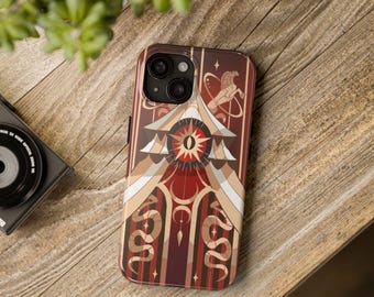 Fanmade Unofficial Hotel Hazbin Lucifer's Phone Design Lucifer Aesthetic Fanart Inspired Fanmerch tough phone case