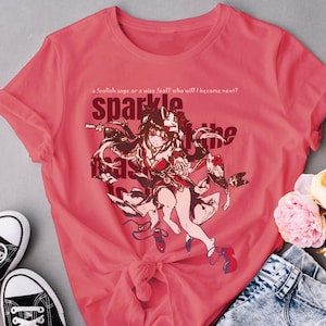 Sparkle Honkai Star Rail Masked Fools Aesthetic Subtle Anime Graphic | Graphic Tee Shirt Aesthetic Unisex Softstyle T-Shirt