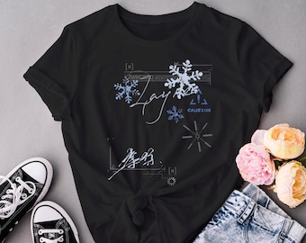 Camiseta unisex de estilo suave con cita distintiva minimalista y gráficos sutiles inspirados en el amor y el espacio profundo de Zayne / Juego Otome LADS