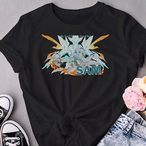 SAM / Firefly Mech Vintage Honkai Star Rail Manga Graphic | Graphic Tee Shirt Aesthetic Unisex Softstyle T-Shirt