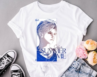 Sylus Love and Deepspace Monochrome Pop Art Aesthetic Streetwear Graphic Tee | LADS Otome Game Inspired Aesthetic Unisex Softstyle T-Shirt