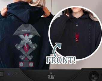 Jane Doe Subtle Jacket Inspired Zenless Zone Zero Fashion Streetwear | ZZZero fanmade Unisex Heavy Blend Hooded Sweatshirt Sweater