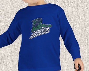 Everblades de Floride, cadeau pour fan de hockey, t-shirt à manches longues pour tout-petit, chemise de sport pour enfant, t-shirt à manches longues pour enfant