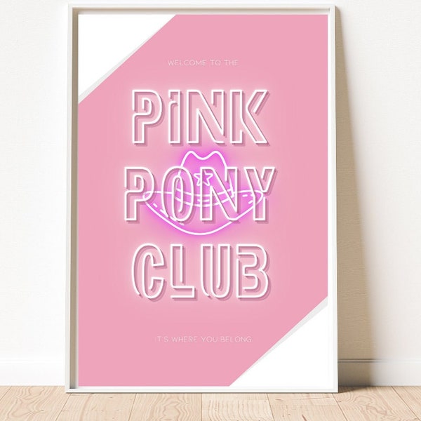 Chappell Roan Poster, Music Wall Art, Pink Pony Club Print, Minimal Wall Art, Portrait Poster, Digital Art Print, Femininomenon Print