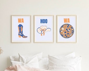 UVA themed wall art